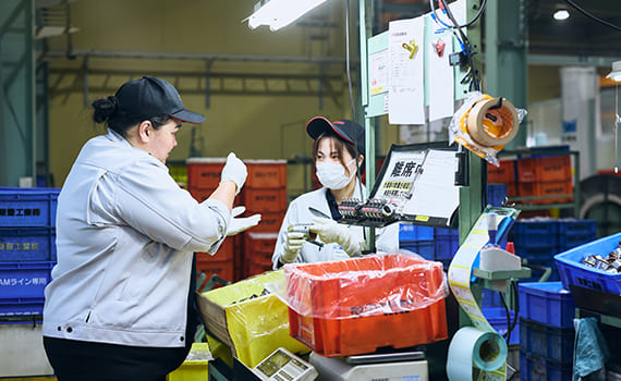 社内でのスタッフの様子