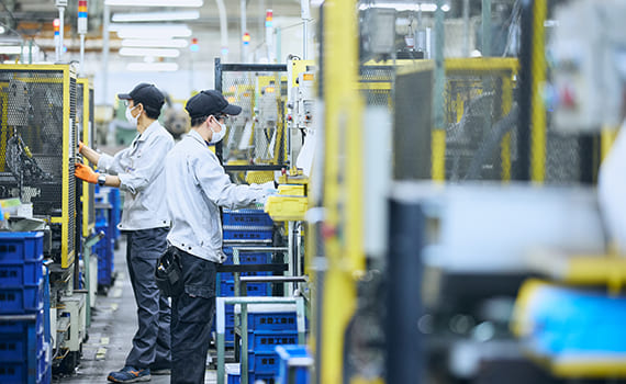 社内でのスタッフの様子